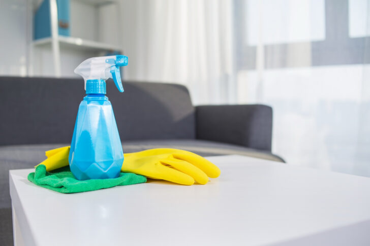 Itens básicos de limpeza: menos é mais