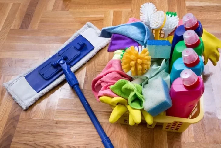 itens para fazer limpeza pesada